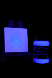Peinture fluorescente 250ml UV active BLEU