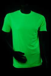 T-shirt sport vert fluo homme S