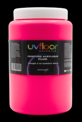 Peinture fluorescente 1L UV active ROSE