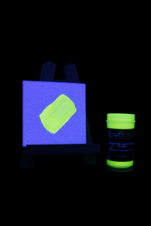 Peinture fluorescente 100ml UV active JAUNE