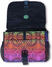 Sac à bandoulière UV motif Psy Rainbow Fractal