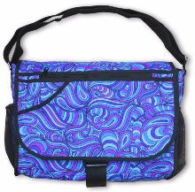 Sac à bandoulière UV motif Psy Bleu Spash