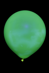 25 maxi ballons ovales jaune fluo Ø45 cm