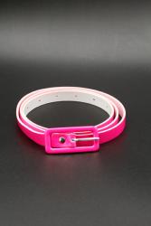 Ceinture rose fluo UV fine 