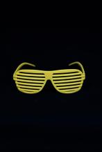 Lunette fluo jaune "fun"