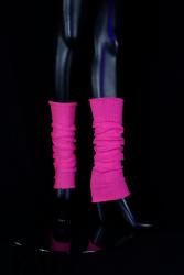 Chaussettes de danse rose fluo UV