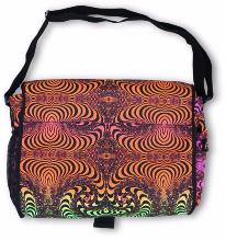 Sac à bandoulière UV motif Psy Rainbow Fractal