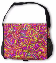 Sac à bandoulière UV motif Psy Candy Splash