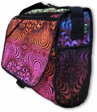 Sac à bandoulière UV motif Psy Rainbow Fractal