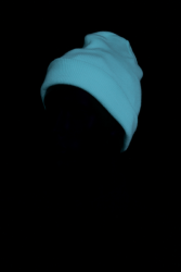Bonnet blanc fluo UV