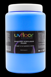 Peinture fluorescente 1L UV active BLEU