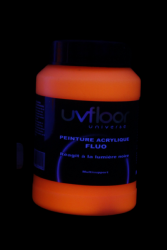 Peinture fluorescente 250ml UV active ORANGE