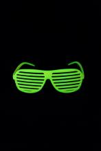 Lunette fluo jaune "fun"