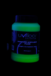 Peinture fluorescente 250ml UV active VERT