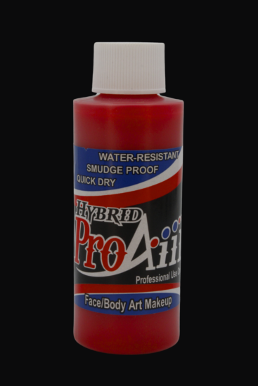 Fard liquide pour aérographe ProAiir HYBRID Rouge Radiation Fluo - 2oz (60 ml) - Waterproof