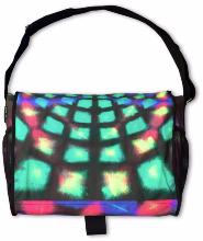 Sac à bandoulière UV motif Psy Rainbow Web